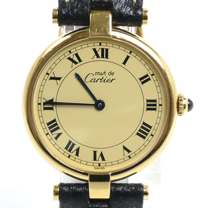 CARTIER カルティエ マスト ヴァンドーム LM 腕時計 電池式 W1001853 動作品 ユニセックス【中古】