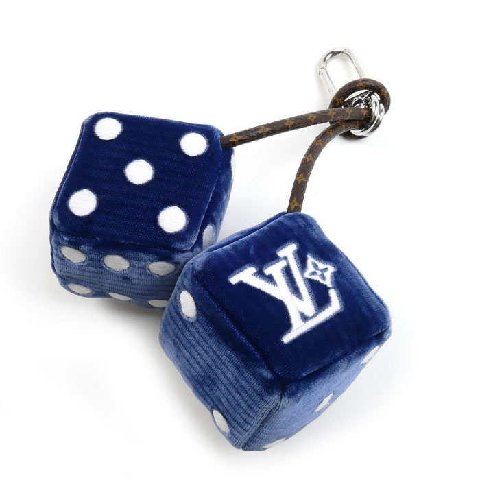 LOUIS VUITTON ルイ・ヴィトン ベルベット LV ラッキーダイス チャーム M03106 レディース【中古】【美品】