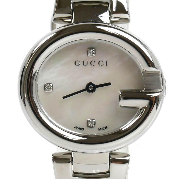 GUCCI グッチ Gバルーン シェル 3Pダイヤ  腕時計 電池式 134.5 レディース【中古】