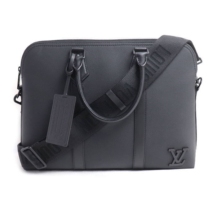 LOUIS VUITTON ルイ・ヴィトン テイクオフ ブリーフケース ビジネスバッグ アエログラム ブラック M59159 メンズ【中古】【美品】
