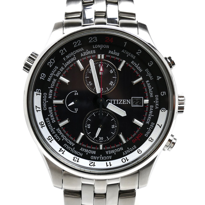 CITIZEN シチズン エコドライブ  腕時計 ソーラー CA0087-71E/B612-S126495 メンズ【中古】