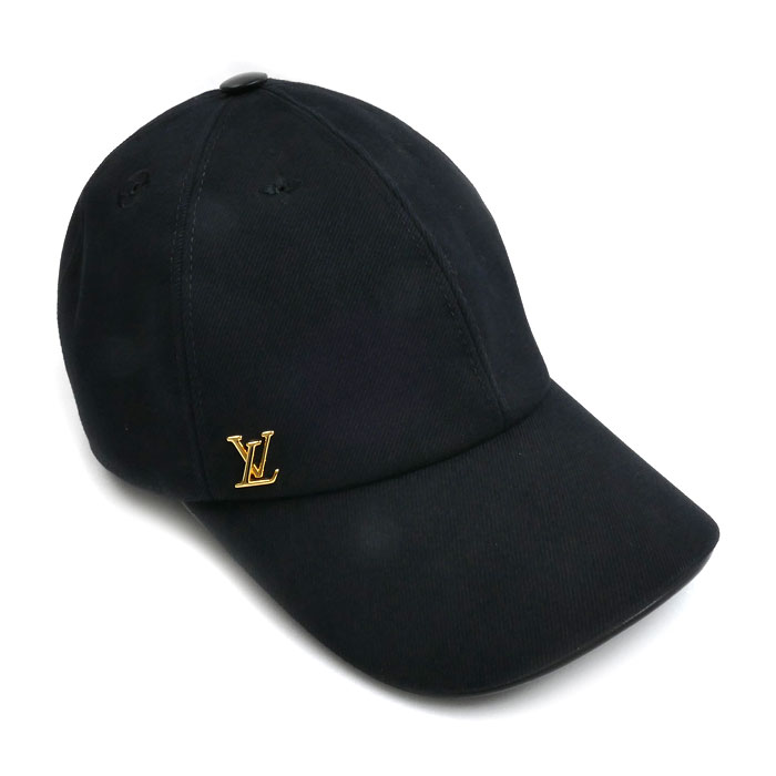 LOUIS VUITTON ルイ・ヴィトン LVアイコニック キャップ ブラック M7050L レディース【中古】