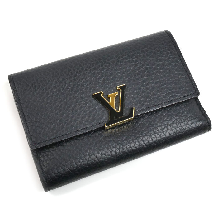 LOUIS VUITTON ルイ・ヴィトン ポルトフォイル カプシーヌ コンパクト 三つ折り財布 M62157 レディース【中古】