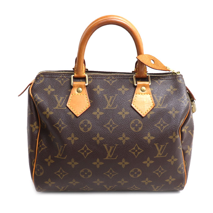 LOUIS VUITTON ルイ・ヴィトン スピーディ25 ハンドバッグ モノグラム ブラウン M41528 レディース【中古】
