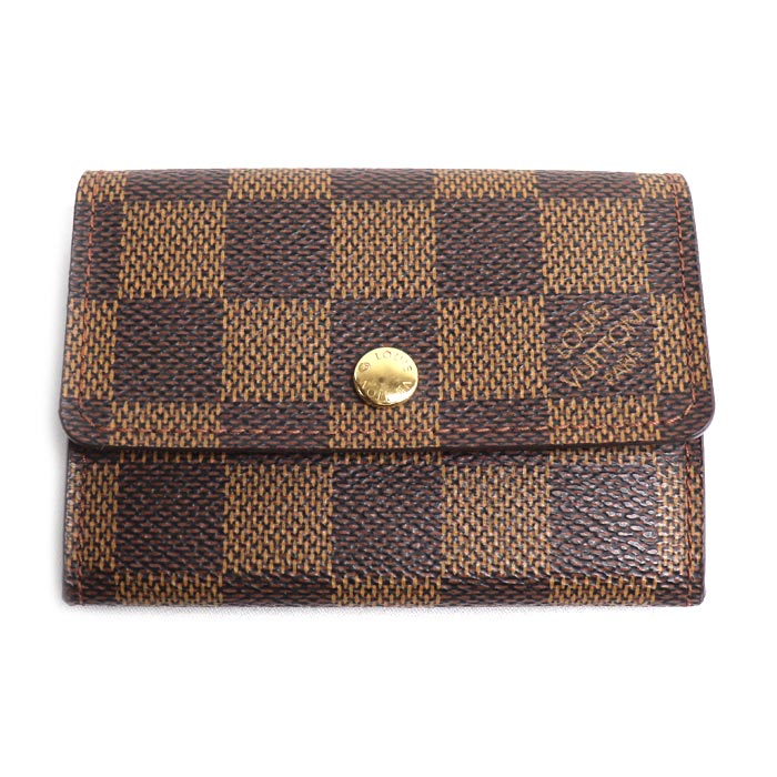 LOUIS VUITTON ルイ・ヴィトン ポルトモネ プラ コインケース ダミエ ブラウン N61930  ユニセックス【中古】