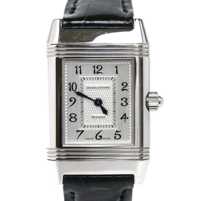 JAEGER-LECOULTRE ジャガー・ルクルト レベルソ デュエット ダイヤベゼル 腕時計 手巻き 266.8.44 メンズ【中古】