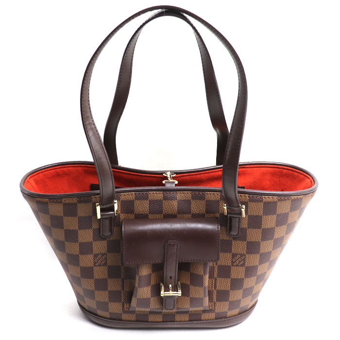 LOUIS VUITTON ルイ・ヴィトン マノスクPM トートバッグ ダミエ N51121 レディース【中古】