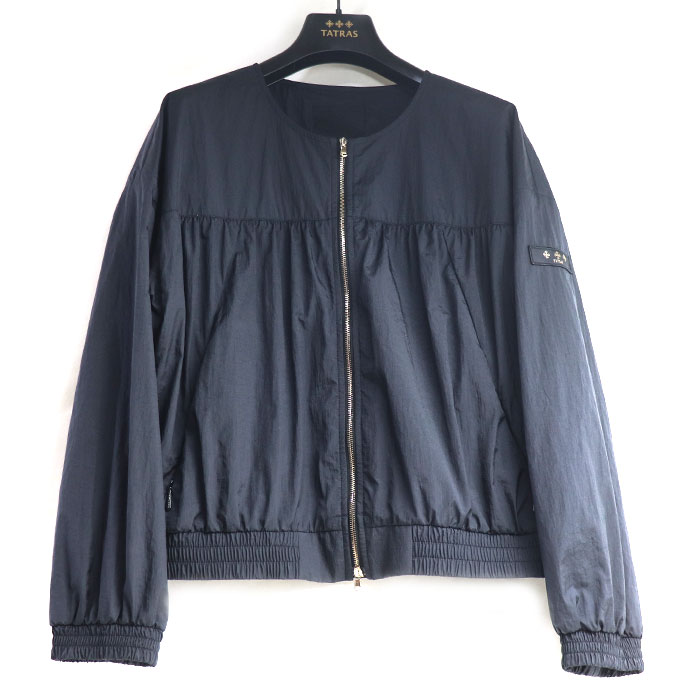 TATRAS タトラス ノーカラーライトブルゾン アーサ ブルゾン ブラック LTAT25S4879-L 04 レディース【中古】【美品】