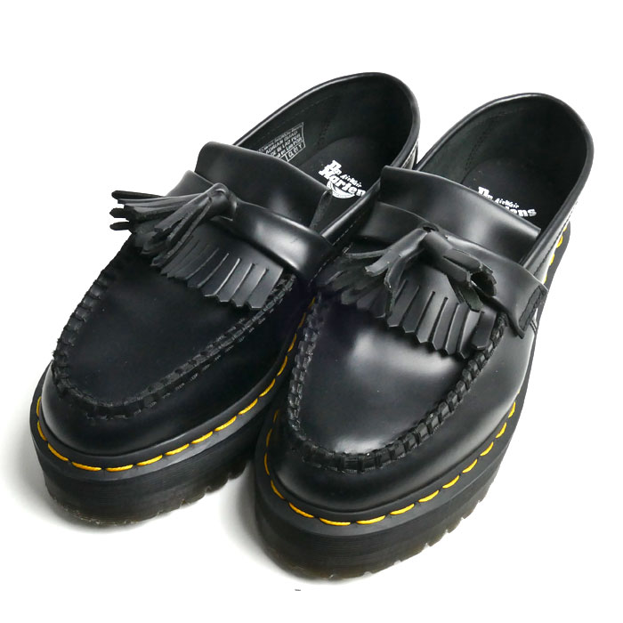 Dr.Martens ドクターマーチン タッセル ADRIAN QUAD  ローファー ブラック 23cm レディース【中古】【美品】