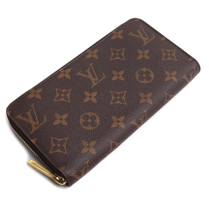 LOUIS VUITTON ルイ・ヴィトン ジッピーウォレット 長財布 ラウンドファスナー モノグラム ブラウン ローズ・バレリーヌ M41894 ユニセックス【中古】