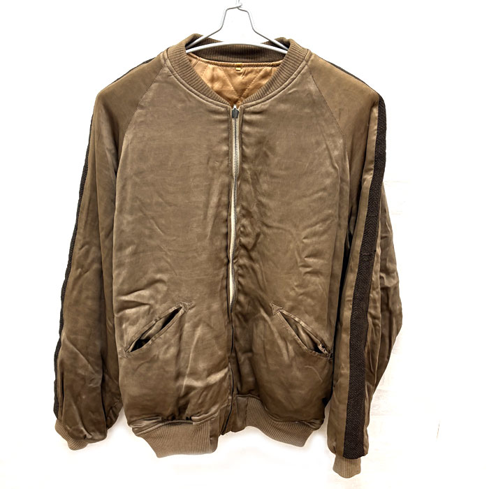 ハリウッドランチマーケット ドロ染め 最初期 スカジャン M リバーシブル 聖林公司  メンズ【中古】