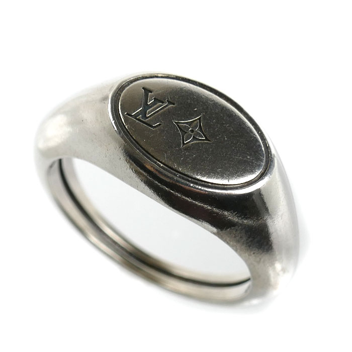 LOUIS VUITTON ルイ・ヴィトン シルバー925 リングLVテーラー リング・指輪 M1151M 20号 10.5g メンズ【中古】