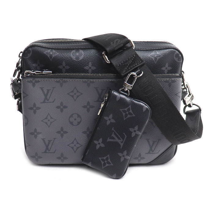 LOUIS VUITTON ルイ・ヴィトン トリオ メッセンジャー ショルダーバッグ モノグラム エクリプス M69443 メンズ【中古】