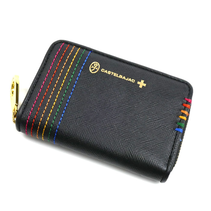 JC de CASTELBAJAC カステルバジャック ラウンドファスナー コインケース ブラック 27601 ユニセックス【中古】【美品】
