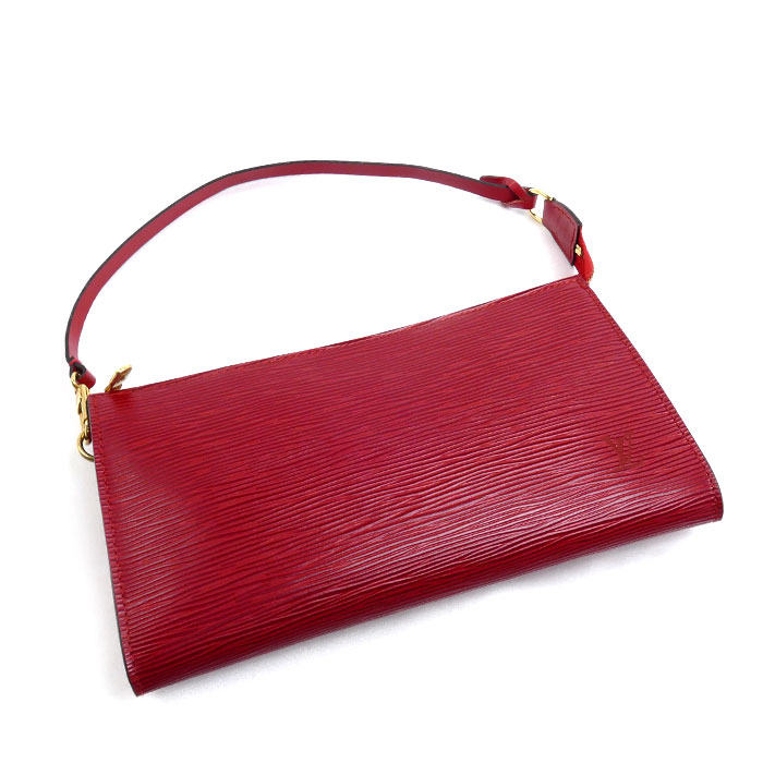 LOUIS VUITTON ルイ・ヴィトン ポシェットアクセソワール ポーチ エピ レッド M5294E レディース【中古】