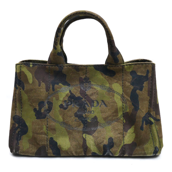 PRADA プラダ カナパ トートバッグ 迷彩 B2642B レディース【中古】