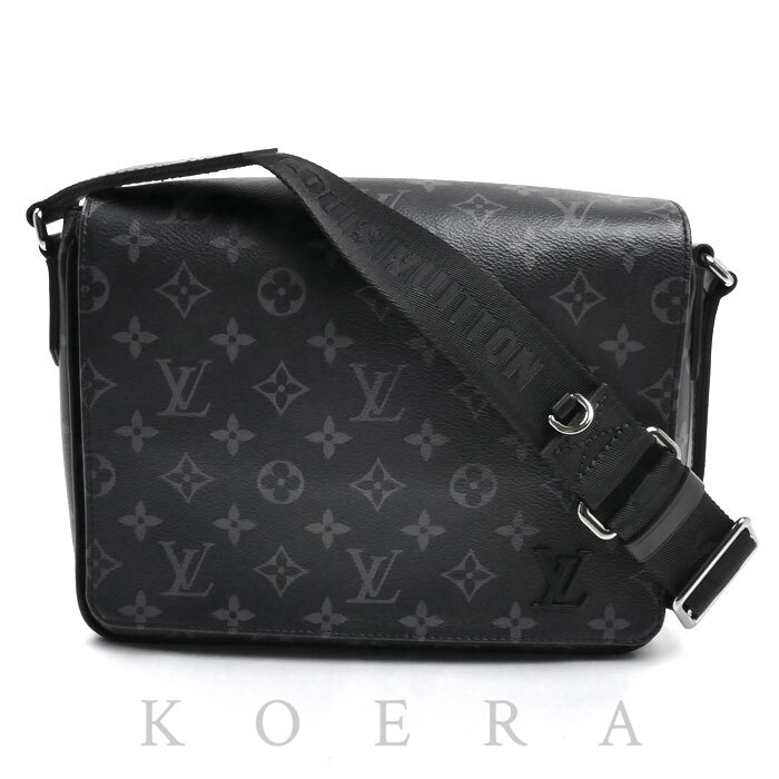 LOUIS VUITTON ルイ・ヴィトン ディストリクトPM NV3 ショルダーバッグ モノグラムエクリプス ブラック M46255 メンズ【中古】【美品】