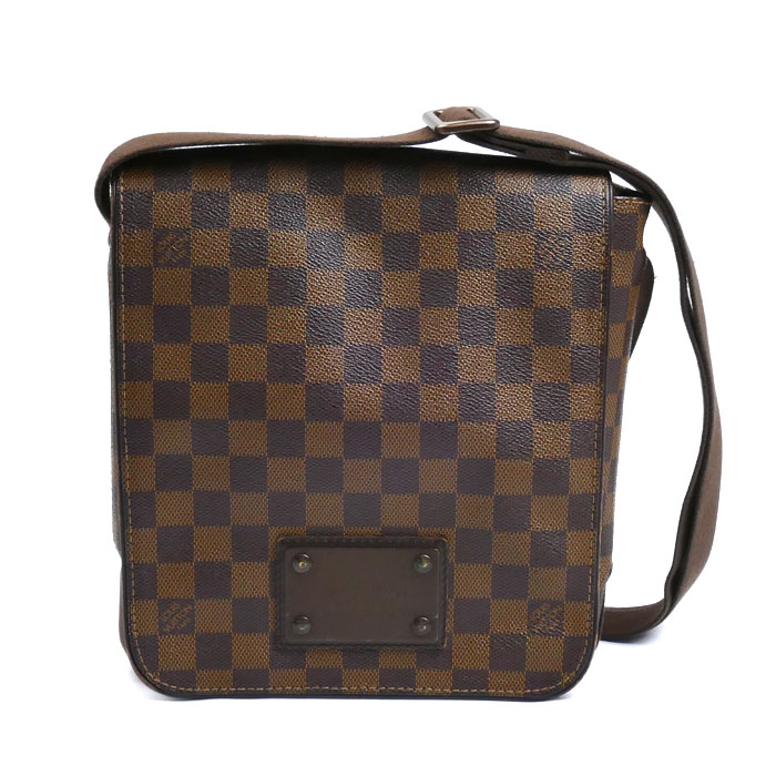 LOUIS VUITTON ルイ・ヴィトン ブルックリンPM ショルダーバッグ ダミエ ブラウン N51210 ユニセックス【中古】