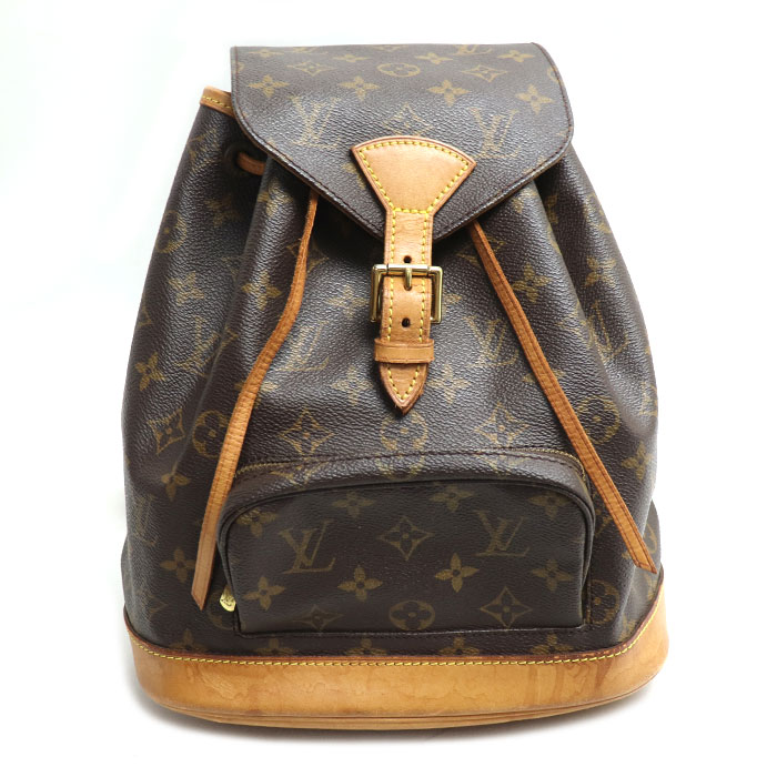 LOUIS VUITTON ルイ・ヴィトン モンスリMM リュック・デイパック モノグラム ブラウン M51136 レディース【中古】