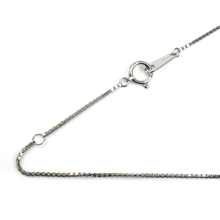 Pt850プラチナ ネックレス ベネチアン 3.9g 40cm レディース【中古】