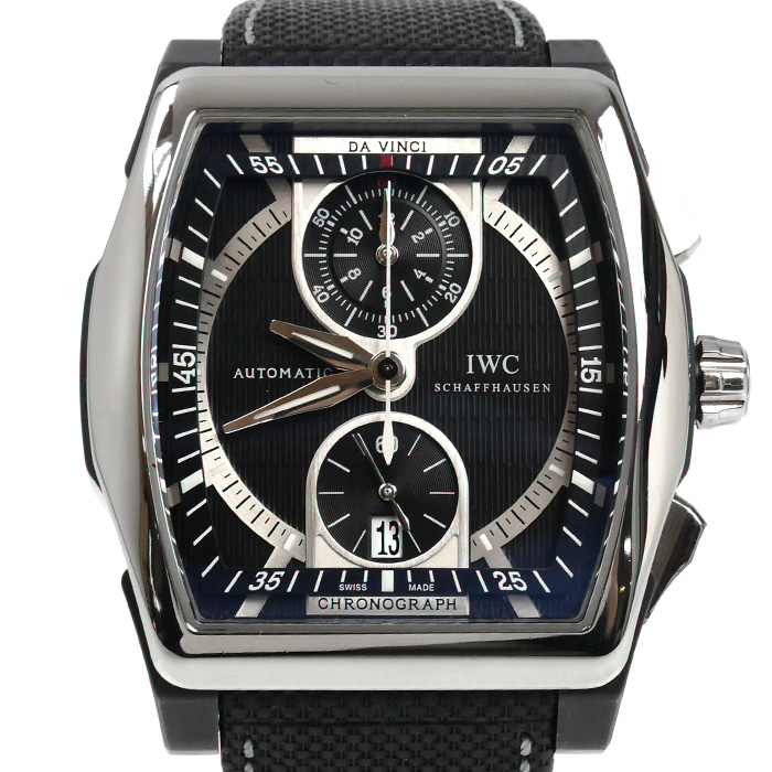 IWC SCHAFFHAUSEN アイダブリューシー シャフハウゼン ダ・ヴィンチ クロノグラフ 腕時計 自動巻き IW376601 メンズ【中古】