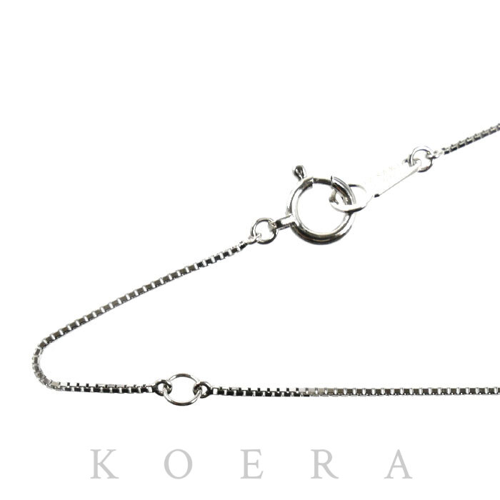 TASAKI タサキ K18WG ホワイトゴールド ネックレス ベネチアン 1.8g 40cm レディース【中古】