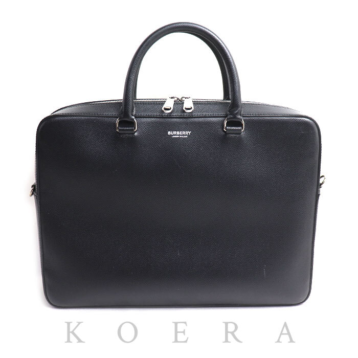 BURBERRY バーバリー ブリーフケース ビジネスバッグ ブラック 8014265 メンズ【中古】