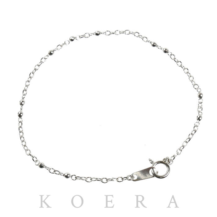 Pt850プラチナ デザイン ブレスレット 1.5g 約18cm レディース【中古】