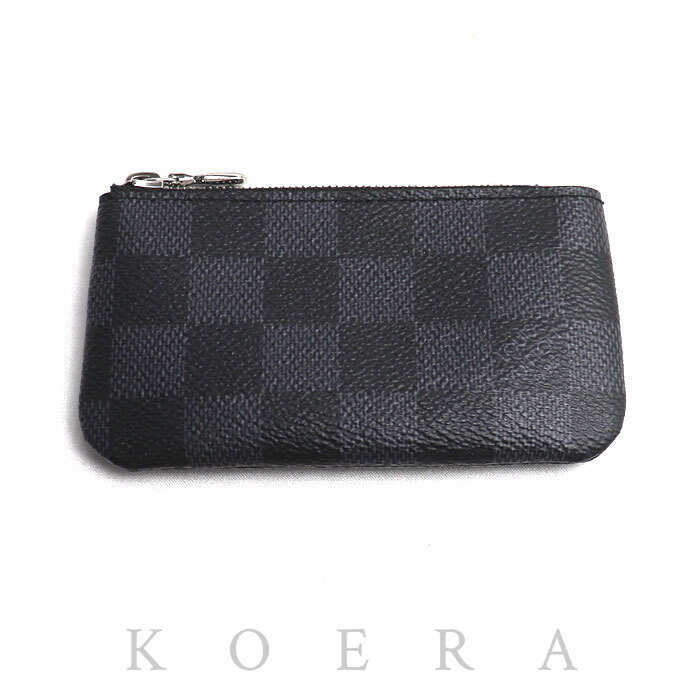 LOUIS VUITTON ルイ・ヴィトン ポシェット・クレ コインケース ダミエグラフィット N60155 メンズ【中古】【美品】