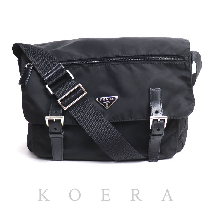 PRADA プラダ ショルダーバッグ ブラック BT6671 ユニセックス【中古】