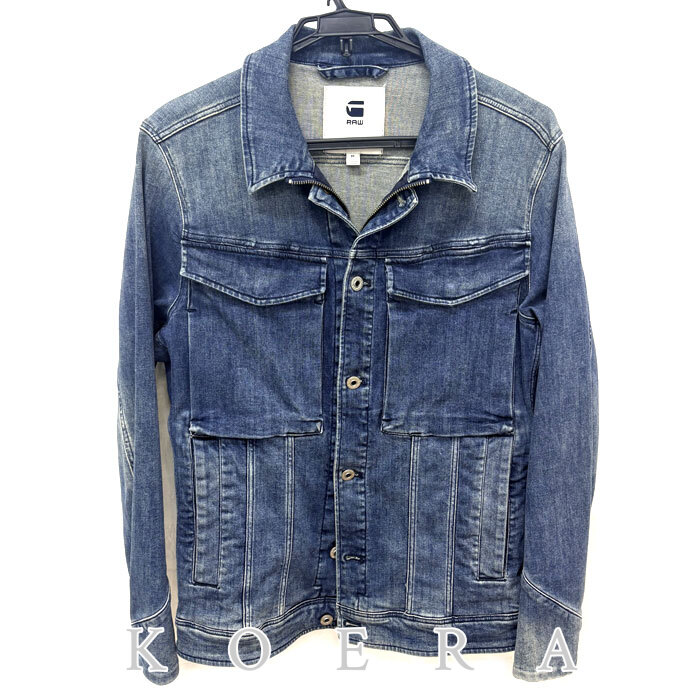 G-STAR ジースター デニムジャケット ブルー D14766 M VODAN-R DC 3D SLIM JACKET メンズ【中古】
