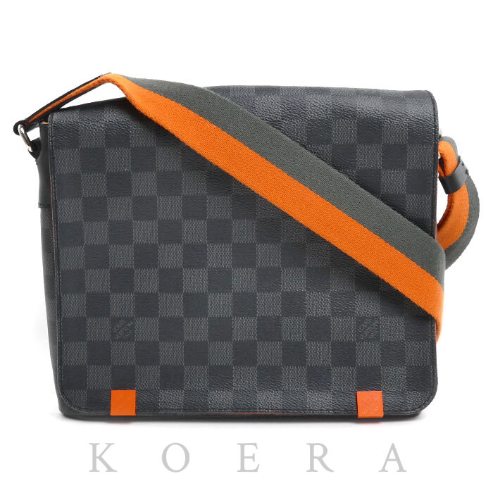 LOUIS VUITTON ルイ・ヴィトン ディストリクトPM ショルダーバッグ グラフィット N42405 メンズ【中古】