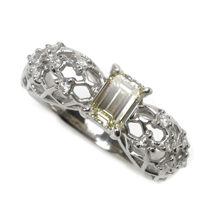 TASAKI タサキ Pt900プラチナ リング・指輪 ダイヤモンド0.72ct/0.16ct 11号 6.0g レディース【中古】【美品】