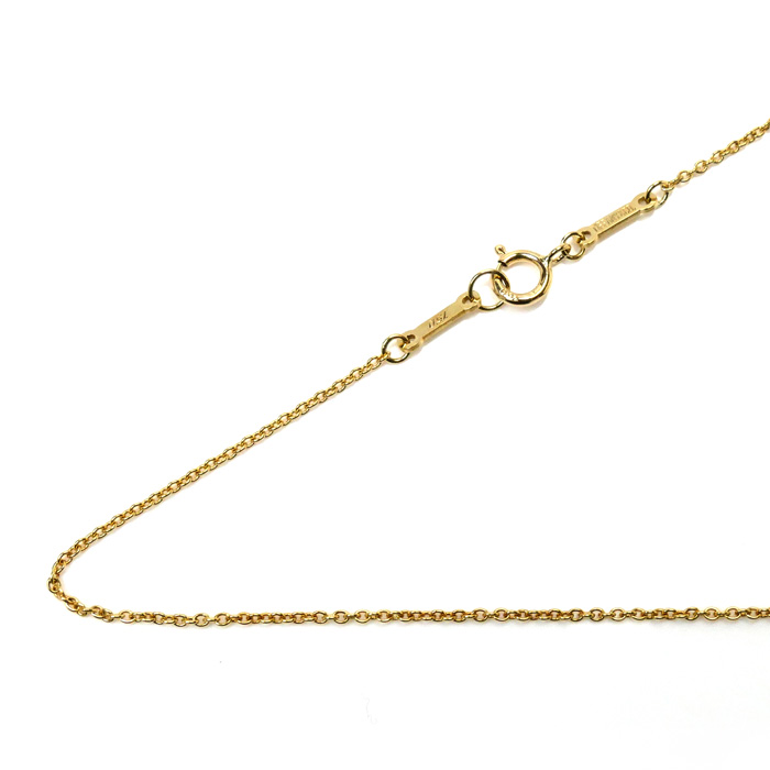 TIFFANY&Co. ティファニー K18YG イエローゴールド ネックレス 1.7g 40.5cm レディース【中古】