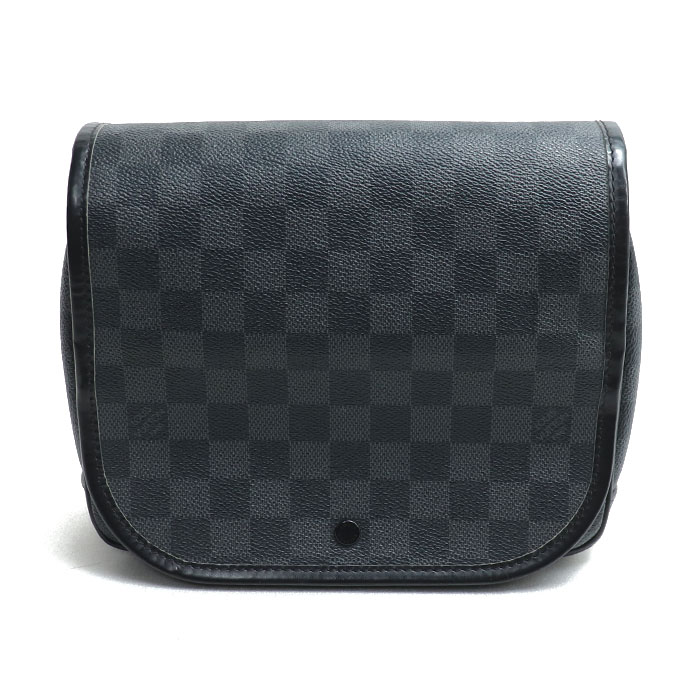 LOUIS VUITTON ルイ・ヴィトン トゥルース サスペンダブル ポーチ ダミエ グラフィット ブラック N41419 メンズ【中古】