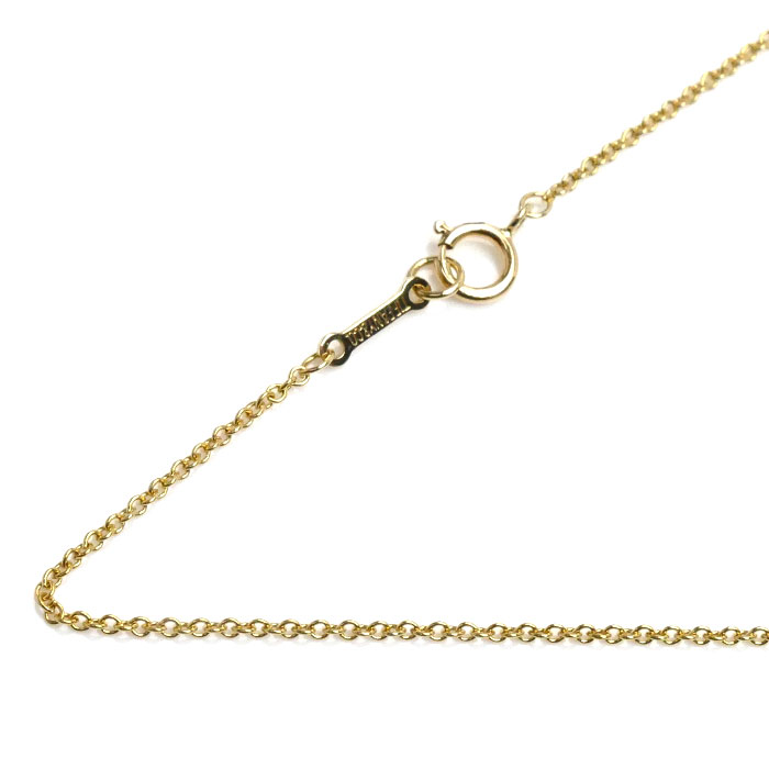 TIFFANY&Co. ティファニー K18YG イエローゴールド ネックレス 1.5g 41cm レディース【中古】