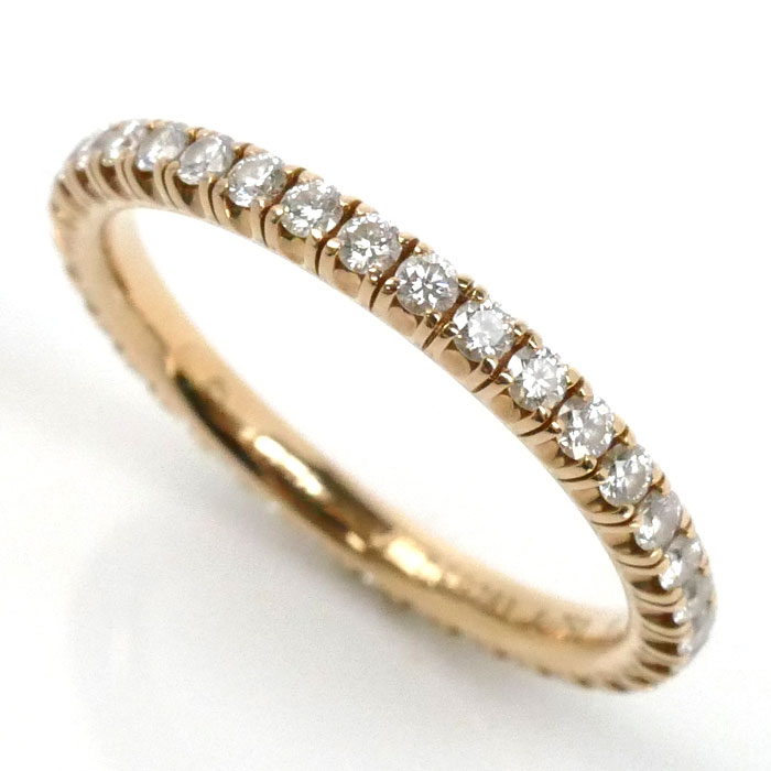 CARTIER カルティエ K18PG ピンクゴールド エタンセル フルエタニティ リング・指輪 B4086549 ダイヤモンド 9号 49 1.6g レディース【中古】【美品】