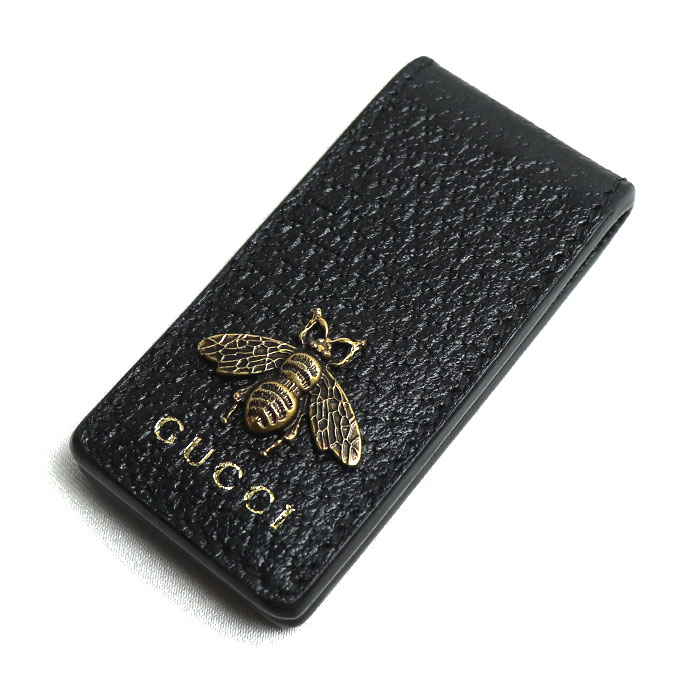 GUCCI グッチ レザー アニマリエ ビー マネークリップ 522914 DJ20T 1000 メンズ【中古】【美品】