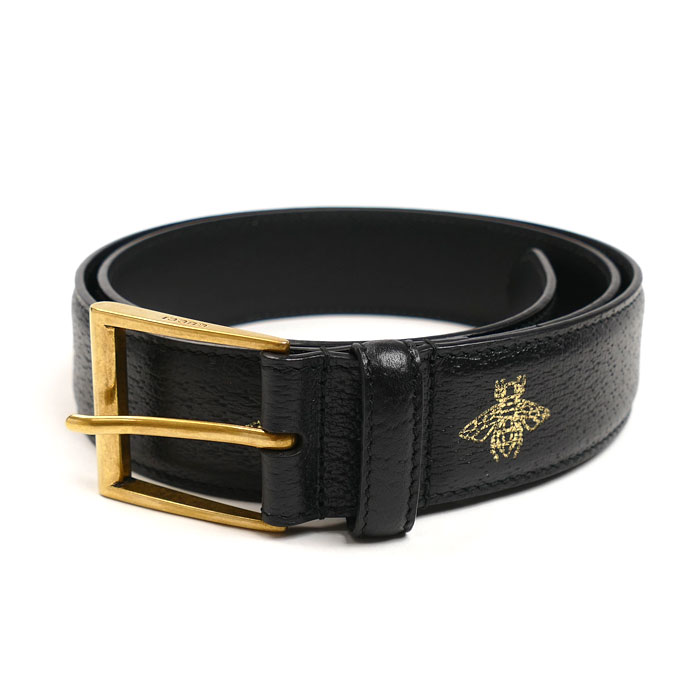GUCCI グッチ ビー&スター ベルト 495125 90 メンズ【中古】【美品】