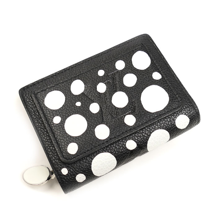 LOUIS VUITTON ルイ・ヴィトン LV×YK ポルトフォイユ クレア 二つ折り財布 モノグラムアンプラント ノワール/ブロン M81907 レディース【中古】