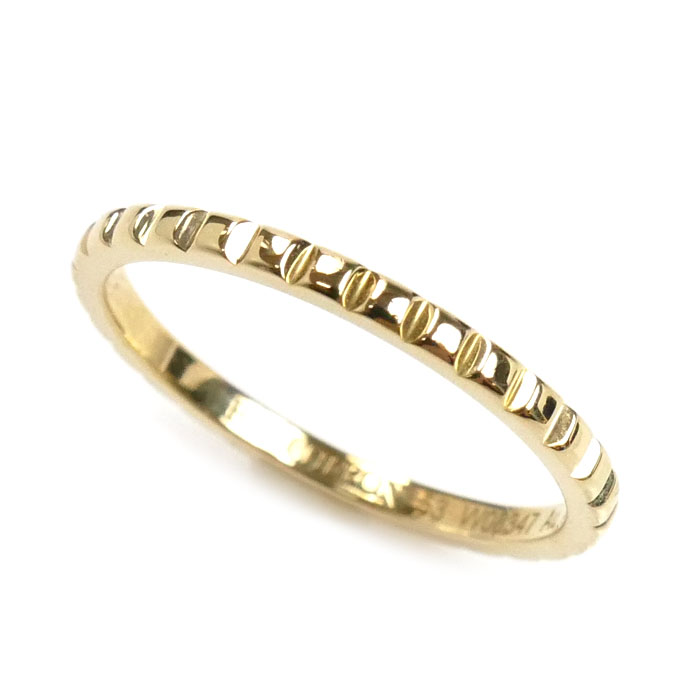 Boucheron ブシュロン K18YG イエローゴールド クルドパリ スモール  リング・指輪 JAL01165 13号 53 1.8g レディース【中古】【美品】