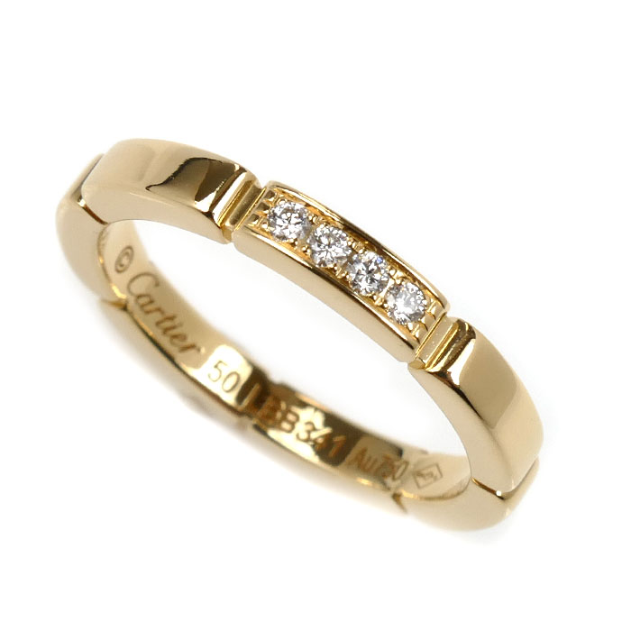 CARTIER カルティエ K18YG イエローゴールド マイヨンパンテール リング・指輪 B4080350 ダイヤモンド 10号 50 3.8g レディース【中古】【美品】
