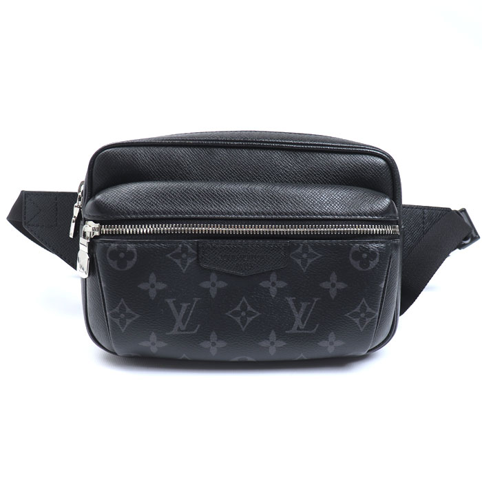 LOUIS VUITTON ルイ・ヴィトン タイガラマ バムバッグ アウトドア ボディバッグ ブラック M30245 メンズ【中古】【美品】