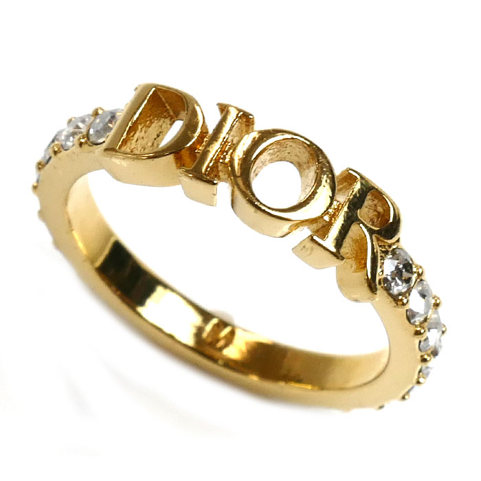 Dior ディオール GP ラインストーン  Dio(r)evolution ディオレボリューション  リング・指輪 R1009DVOCY_D301 12号 レディース【中古】