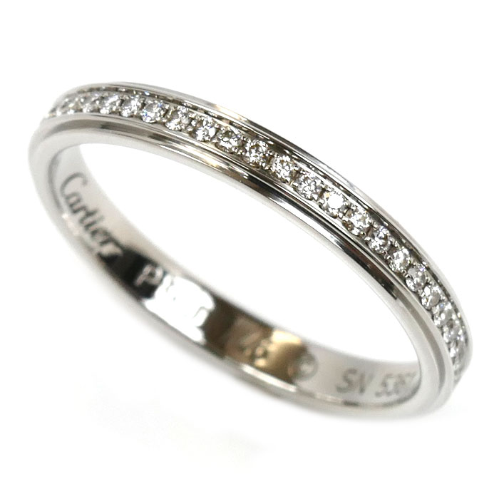 CARTIER カルティエ Pt950プラチナ ダムール リング・指輪 B4093646 ダイヤモンド 6号 46 2.0g レディース【中古】【美品】