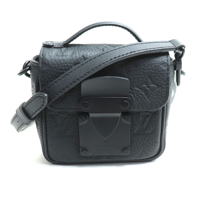 LOUIS VUITTON ルイ・ヴィトン ピコSロック 2Wayショルダーバッグ トリヨン ブラック M83148 ユニセックス【中古】【美品】