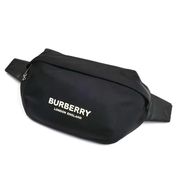 BURBERRY バーバリー ソニー ベルトバッグ ボディバッグ ブラック 8049095 メンズ【中古】【美品】
