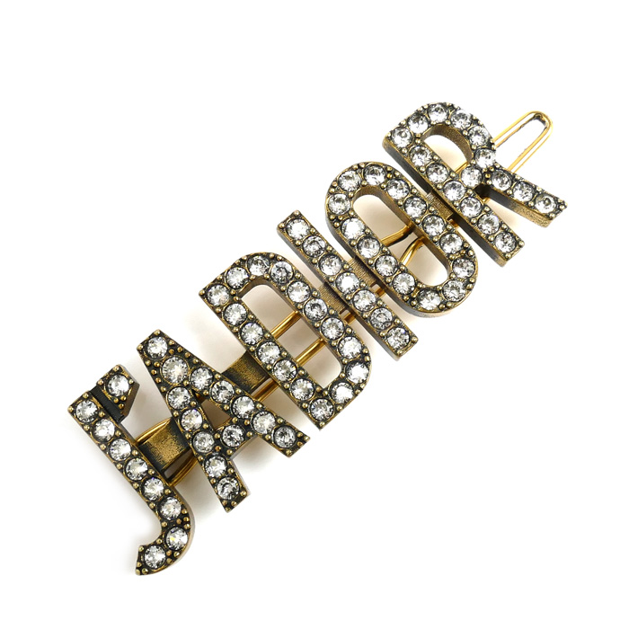 Dior ディオール メタル ジャディオール ヘアクリップ ヘアアクセサリー レディース【中古】