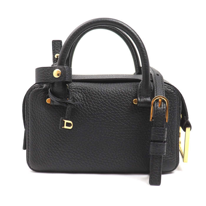 DELVAUX デルヴォー クールボックス ナノ 2Wayショルダーバッグ ブラック AA0567AQY099ZDO レディース【中古】【美品】