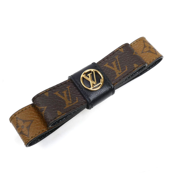 LOUIS VUITTON ルイ・ヴィトン モノグラム/モノグラムリバース マイ LV ボウ バレッタ M02321 レディース【中古】【極美品】